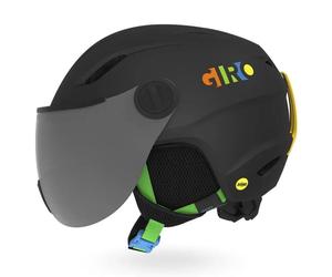 Casque de ski à visière GIRO SKI BUZZ MIPS MAT (BLK/PARTY BLOKS) Enfant S (52-55.5 cm)
