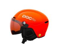 POC - Casque de ski/snowboard avec visière - POCito Obex Visor Fluorescent Orange/Clarity POCito/Partly Sunny - Taille Enfant 51-54 cm Orange 51-54 cm