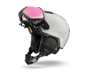 Casque de ski avec visière JULBO C GLOBE EVO M (Beige) Mixte 54-58 cm