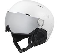 Casque de Ski Bollé Might Visor - Photochromic Silver Mirror Cat 1-2 - M 55-59cm (White Matte, S)