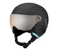 Bollé - Kid's Quiz Visor S2 - Casque de ski - 52-55 cm - S - black blue matte