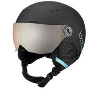 Casque de ski - BOLLE - QUIZ VISOR - Visière intégrée - Taille S 52-55 cm - Bleu S