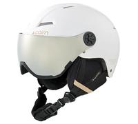 Casque de ski à visière CAIRN Android Visor (Mat White Biscuit) 57-58 cm