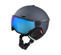 Cairn - Rise Visor Pure Cat 3 - Casque ski avec visière Mat Graphite Jade - 54 - 56 cm