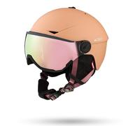 Casque de ski Cairn - Rise Visor Pure - Pêche - Cat.3