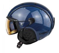 Casque de ski Casco - SP-3 Visor - Brushed Steel blue - FX-80 Vautron+ Polarisé Cat.1 à 3