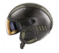 Casque de ski Casco - SP-4 Visor - Olive Black Structure - FX-80 Vautron+ Polarisé Cat.1 à 3