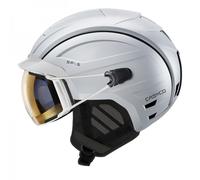 Casque de ski Casco - SP-5 Visor - Polar white - FX-80 Vautron+ Polarisé Cat.1 à 3