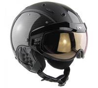 Casque de ski Casco - SP-6 Visor - Noir Carbone - Vautron+ Polarisé Cat.1 à 3