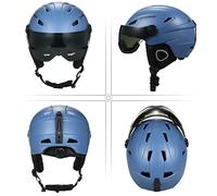 Casque de Ski, de Snowboard, de Sport de Neige en Plein air, avec Doublure Amovible et Coussinets d'oreille (M)
