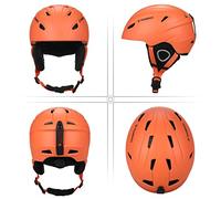 Casque de Ski, de Snowboard, de Sport de Neige en Plein air, avec Doublure Amovible et Coussinets d'oreille (M)