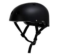 Casque de Ski de vélo Adulte Casque de Cycliste réglable pour Le Patin à Rouleau à roulettes Protection Noire