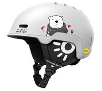 Casque de Ski Enfant OutdoorMaster Reindeer MIPS pour Garçons, Filles et Jeunes - Blanc Taille S