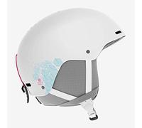 Casque de ski et snowboard pour enfant Salomon, Coque ABS, Mousse intérieure EPS 4D, Taille JRS, Tour de tête 53-56 cm, Pact, Blanc, L40572100