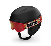 Casque de ski Giro Spur Combo Pack pour enfants Casque de snowboard avec lunettes assorties pour jeunes gar ons et filles Noir mat S 52-55,5