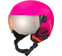 Casque de Ski à visière Bollé Quiz Visor (Hot pink matte - cat2) enfants XS 49-52cm