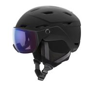 Casque De Ski / Snow Smith Survey Eu Matte Black Et Visiere Photochromic Rose Flash Homme Noir 2026 taille 55/59