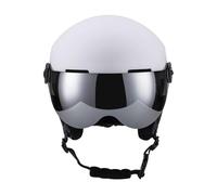 Casque de Ski Snow Sport, Casque VTT Multi - Fonction pour Adulte 59-61CM, PC + EPS, Chaud et Respirant - Haute Sécurité avec Protection Renforcée, Confort Optimal pour Ski et (Blanche)