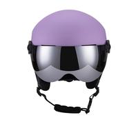 Casque de Ski Snow Sport, Casque VTT Multi - Fonction pour Adulte 59-61CM, PC + EPS, Chaud et Respirant - Haute Sécurité avec Protection Renforcée, Confort Optimal pour Ski et (Violette)