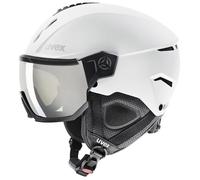 Casque de ski/snow UVEX Instinct Visor White-blk Matt pour homme - Vert - Léger et confortable 56/58