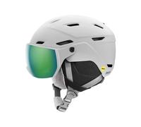 Casque de ski visiÃšre Smith Survey J Mips (Matte White Green Mirror) junior S/M (48-56 cm)