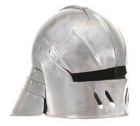 Casque de Soldat Romain Réplique de GN Argenté et Laiton Acier Cosplay vidaXL