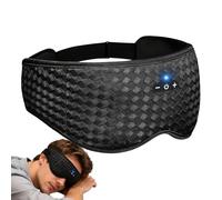 Casque de sommeil: bande en tissu léger, conception de fixation flexible, équipement de reproduction sonore sans fil, accessoire de divertissement pratique pour bonne nuit | pour une utilisation