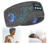 Casque De Sommeil, Bandeau Bluetooth, Anti Bruit Sommeil Bandeau Bluetooth, Pour Sport, Voyage, Dormeurs Latéraux(Gris)[CAS136]