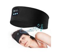 Casque de sommeil bandeau Bluetooth, casque bandeau sans filNoir