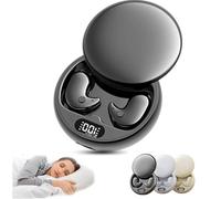 Casque de sommeil, écouteurs antibruit pour dormir, écouteurs sans fil ultra légers pour dormir sur le côté, isolation passive de 24 dB, mini écouteurs invisibles doux cachés pour dormir, travailler