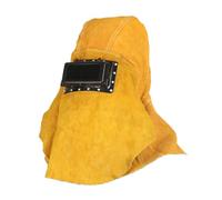 Casque de soudage à couverture complète avec ouvertures d'aération pour soudeur confortable pour fabrication industrielle en métal et cuir