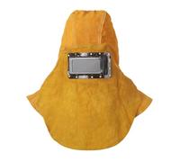 Casque de soudage à Couverture complète avec Ouvertures de Ventilation Masque de Soudeur Confortable pour la Fabrication Industrielle de métaux Casque de soudage en Cuir
