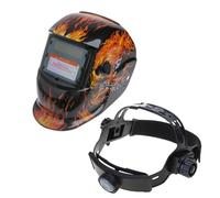 Casque de soudage à énergie solaire - Occultant automatique avec ombre foncée - Réglage DIN9-13 pour soudeur TIG MIG
