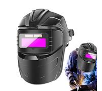 Casque de soudage à obscurcissement Automatique - Large Teinte antireflet | Masque de Soudeur de Couvre-Chef réglable - Équipement de sécurité pour Le soudage à l'arc à l' de réparation Automobil