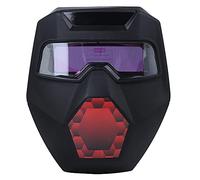 Casque de soudage assombri automatique | 4.7x2.1In Mode d'écran de visualisation et de meulage | Solaire opéré avec des cellules de lithium | Pour le soudage ARC/MIG/TIG |