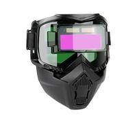 Casque de soudage avec assombrissement automatique | Protection faciale respirante pour les travaux de soudage | Bouclier pour le traitement des métaux, les besoins en atelier, l'utilisation du soudag