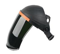 Casque de Soudage, Capot de Soudage de sécurité Transparent Résistant à la Chaleur pour Le Polissage pour Le (Haut Noir Vert Foncé)