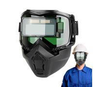 Casque De Soudage D'obscurcissement Automatique, Protection De Soudage Amovible - Protection De Soudage Pour Le Traitement Des Métaux D'usine, Casque De Soudage
