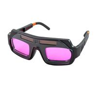 Casque de soudage professionnel à obscurcissement automatique alimenté par l'énergie solaire Réponse rapide réglable pour et meulage automatique des lunettes obscurcissantes