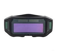 Casque de soudage solaire auto-obscurcissant avec affichage couleur vraie, anti-éblouissement UV/pour protection infrarouge, matériau PC résistant, grand champ de vision, pour TIG MIG pour MMA