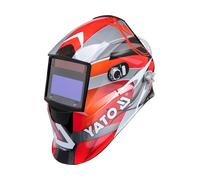 Casque de protection soudure - Yato - YT-73921 - Rouge/Noir - Electrique sans fil