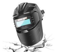 Casque de soudeur - Capots de soudage auto-obscurcissants, casque de soudage anti-buée | Masque facial de soudeur anti-reflets, protection faciale anti-buée à large nuance, casque réglable pour