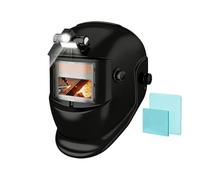 Casque de Soudure Auto-assombrissant - Serre-tête Ajustable avec éclairage | Masque de Soudeur - pour Garage, Atelier, réparation Automobile, Maintenance, Fabrication,
