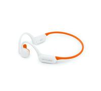 Casque de sport sans fil à conduction osseuse Muse M-238 BCW avec lecteur MP3 Blanc et Orange