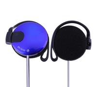 Casque de sur-oreille clip filaire pour écouteurs, 3,5 mm | sport et fitness avec microphone, compatible avec smartphone, entraînement d'écouteurs pour courir, jogging, entraînements, amusement