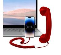 Casque De Téléphone Portable - Combiné Pour Téléphone Portable, Accessoires Rétro Confortables De Type C Avec Microphone - Cellule De Style Ancien | Maison Cuisine Salon Lit Chevet Salle De Bain Burea
