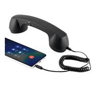 Casque de téléphone rétro - Récepteur avec microphone, écouteur de téléphone portable enfichable | Récepteur de style classique, dispositif de communication audio de conception ergonomique pour