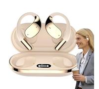 Casque de traducteur en temps réel - 144 langues, outil d'interprétation vocale AI | Unité d'aide à la conversation sans fil portable, instrument de communication à reconnaissance vocale pour les