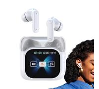 Casque de traduction | 140 langues sans fil AI Casque de traduction de langue | Écouteurs antibruit avec affichage LED intelligent pour étude, travail, téléphone, ordinateur portable, entraînement