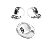 Casque de traduction, casque Bluetooth sans fil, traducteur de langue Ai, prend en charge 75 langues (blanc)